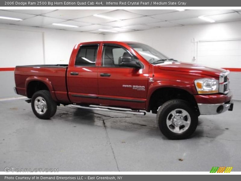 Inferno Red Crystal Pearl / Medium Slate Gray 2006 Dodge Ram 2500 Big Horn Edition Quad Cab 4x4