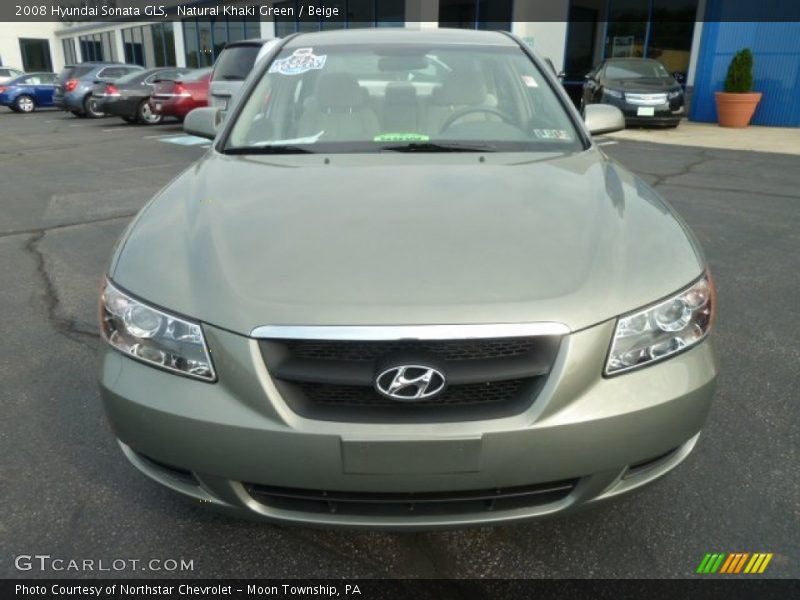 Natural Khaki Green / Beige 2008 Hyundai Sonata GLS