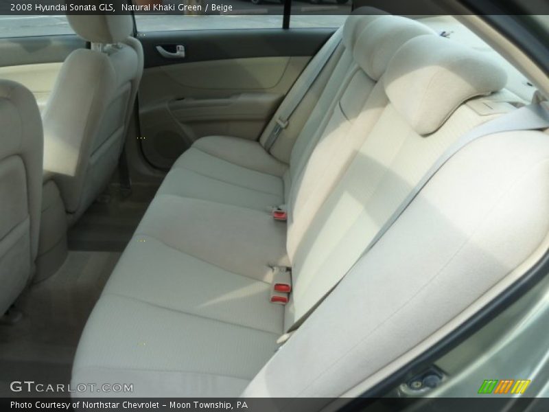Natural Khaki Green / Beige 2008 Hyundai Sonata GLS