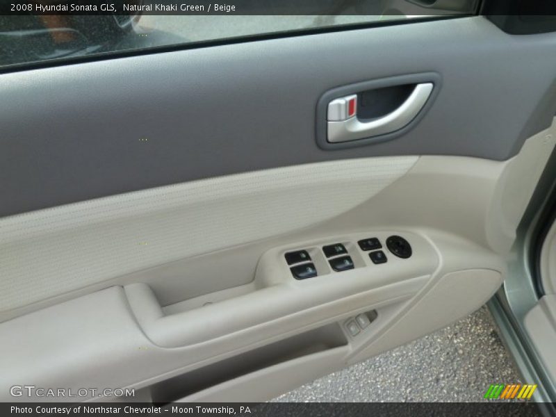Natural Khaki Green / Beige 2008 Hyundai Sonata GLS