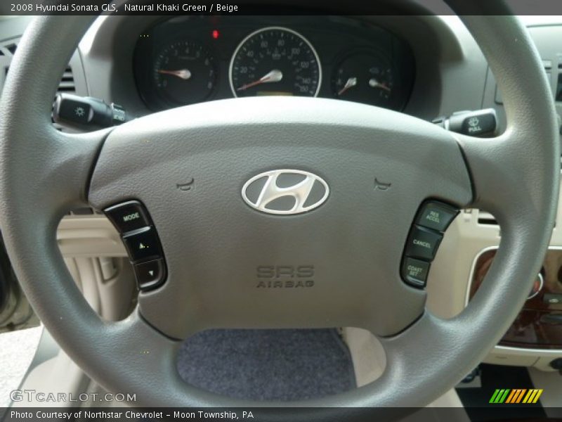 Natural Khaki Green / Beige 2008 Hyundai Sonata GLS
