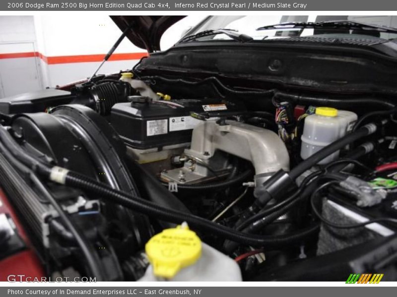 Inferno Red Crystal Pearl / Medium Slate Gray 2006 Dodge Ram 2500 Big Horn Edition Quad Cab 4x4