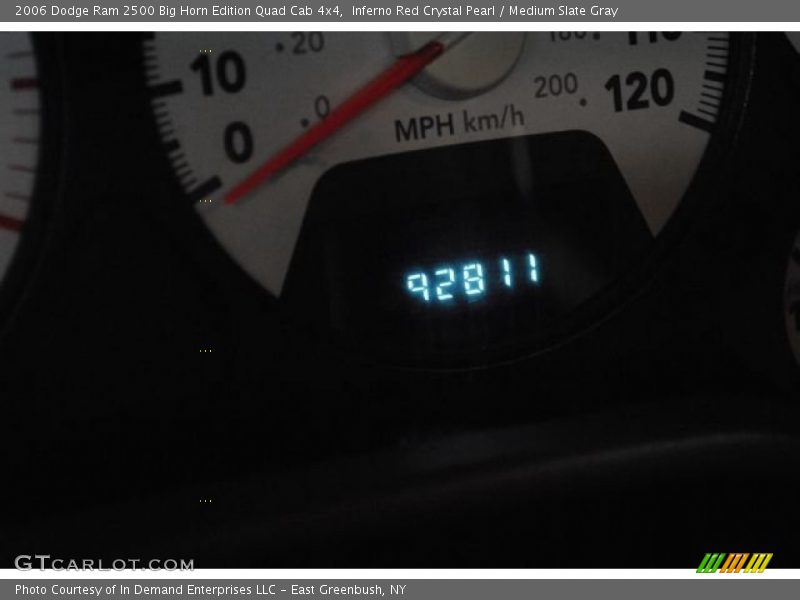 Inferno Red Crystal Pearl / Medium Slate Gray 2006 Dodge Ram 2500 Big Horn Edition Quad Cab 4x4