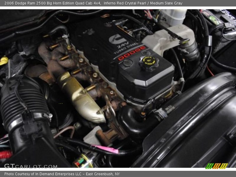 Inferno Red Crystal Pearl / Medium Slate Gray 2006 Dodge Ram 2500 Big Horn Edition Quad Cab 4x4