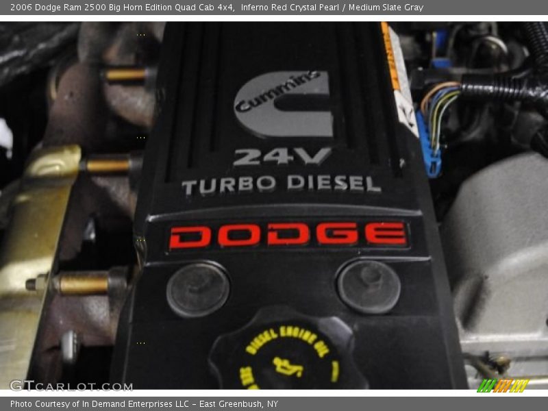 Inferno Red Crystal Pearl / Medium Slate Gray 2006 Dodge Ram 2500 Big Horn Edition Quad Cab 4x4