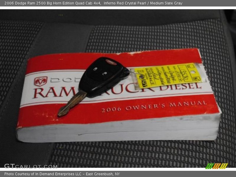 Inferno Red Crystal Pearl / Medium Slate Gray 2006 Dodge Ram 2500 Big Horn Edition Quad Cab 4x4