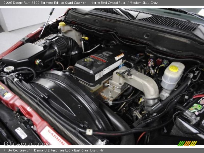 Inferno Red Crystal Pearl / Medium Slate Gray 2006 Dodge Ram 2500 Big Horn Edition Quad Cab 4x4
