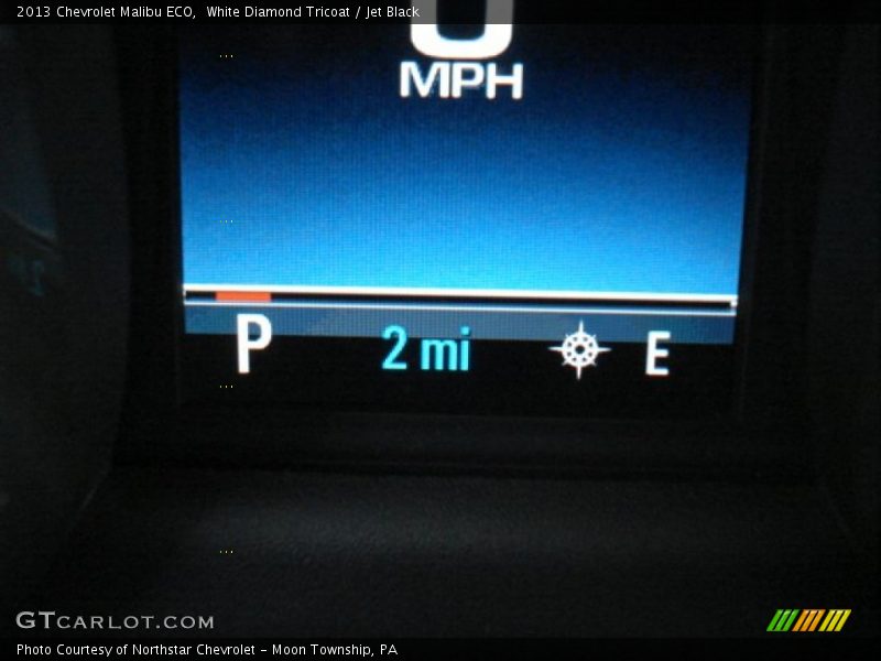 White Diamond Tricoat / Jet Black 2013 Chevrolet Malibu ECO