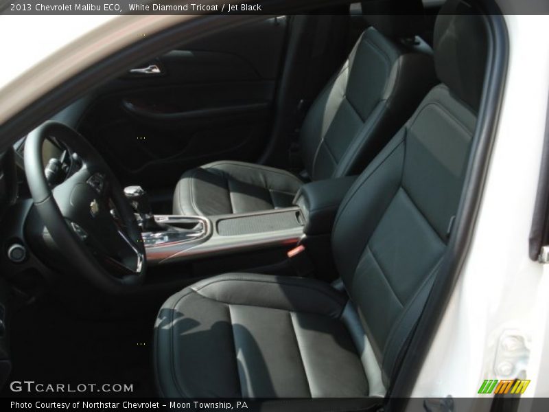 White Diamond Tricoat / Jet Black 2013 Chevrolet Malibu ECO