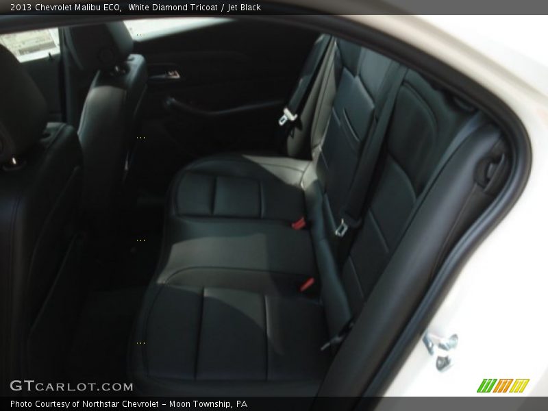 White Diamond Tricoat / Jet Black 2013 Chevrolet Malibu ECO