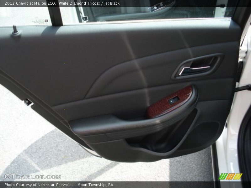 White Diamond Tricoat / Jet Black 2013 Chevrolet Malibu ECO