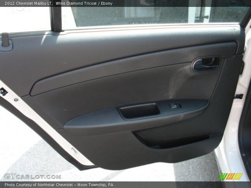 White Diamond Tricoat / Ebony 2012 Chevrolet Malibu LT