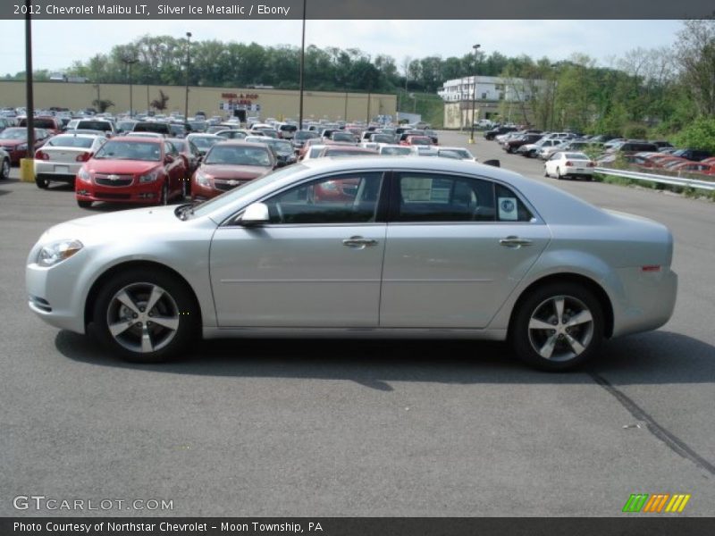 Silver Ice Metallic / Ebony 2012 Chevrolet Malibu LT