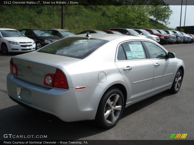 Silver Ice Metallic / Ebony 2012 Chevrolet Malibu LT