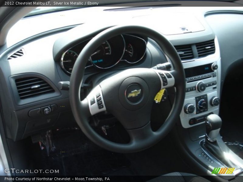Silver Ice Metallic / Ebony 2012 Chevrolet Malibu LT