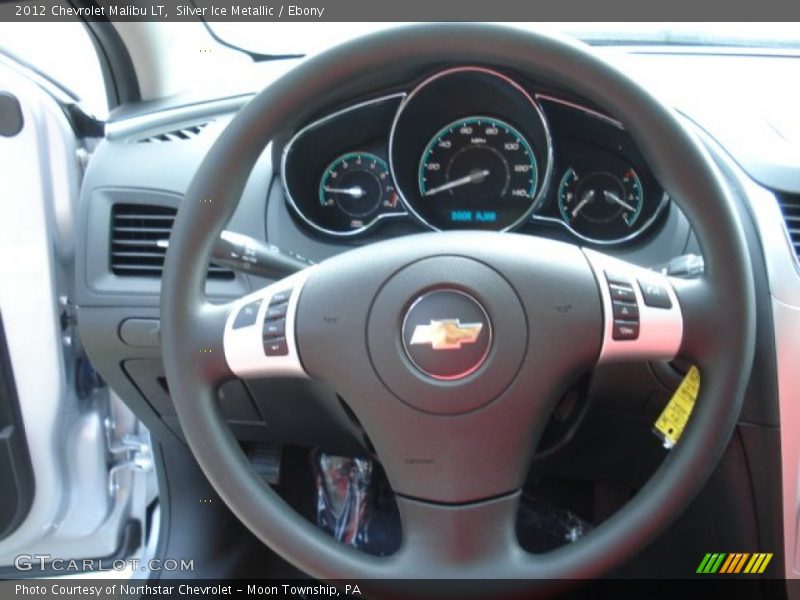 Silver Ice Metallic / Ebony 2012 Chevrolet Malibu LT