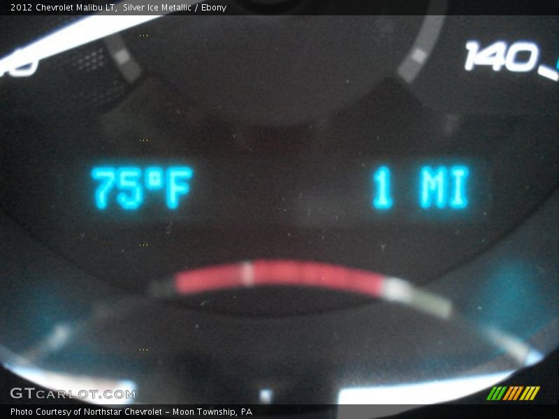 Silver Ice Metallic / Ebony 2012 Chevrolet Malibu LT
