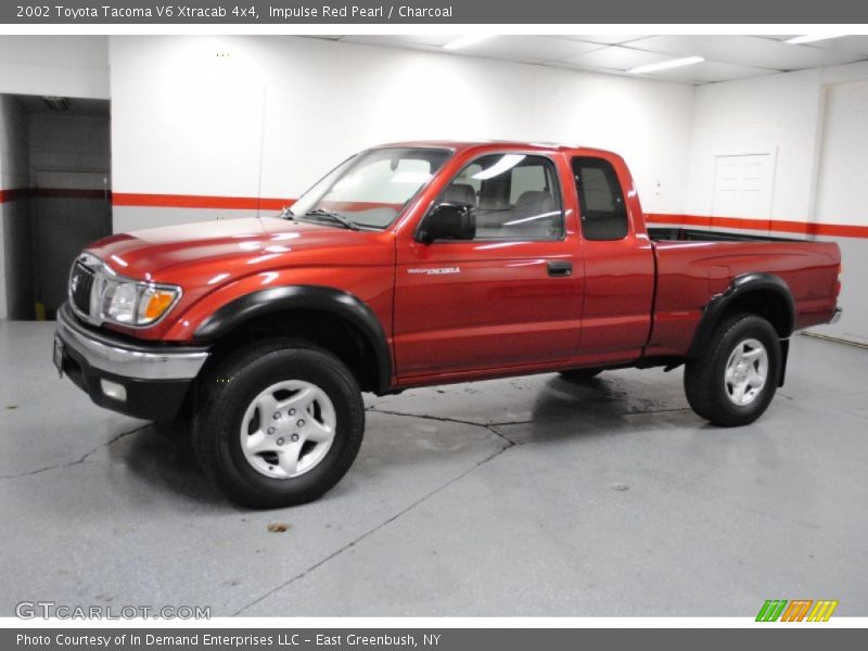 Impulse Red Pearl / Charcoal 2002 Toyota Tacoma V6 Xtracab 4x4