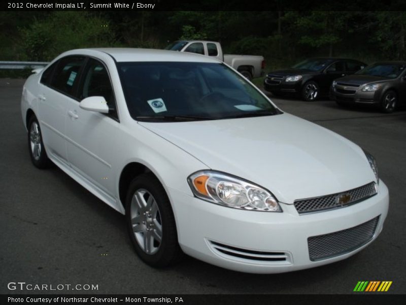 Summit White / Ebony 2012 Chevrolet Impala LT