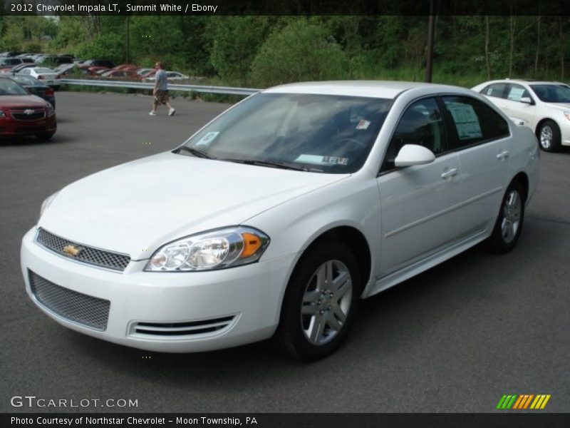 Summit White / Ebony 2012 Chevrolet Impala LT