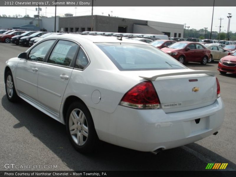 Summit White / Ebony 2012 Chevrolet Impala LT