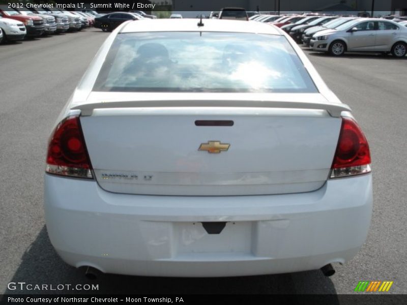 Summit White / Ebony 2012 Chevrolet Impala LT