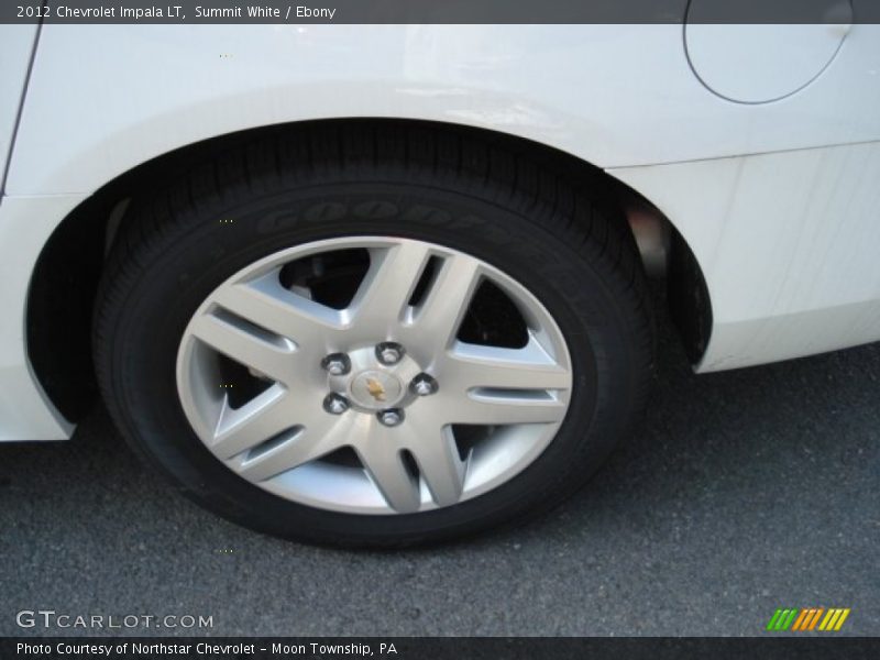 Summit White / Ebony 2012 Chevrolet Impala LT