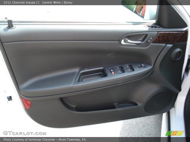 Summit White / Ebony 2012 Chevrolet Impala LT