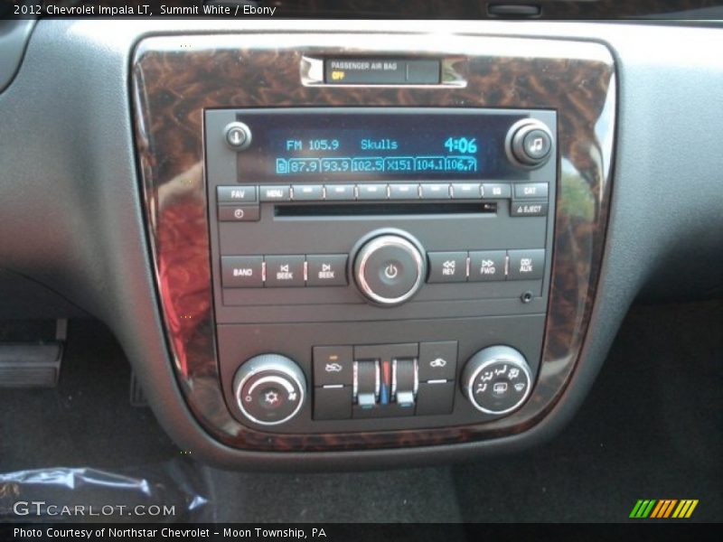 Summit White / Ebony 2012 Chevrolet Impala LT