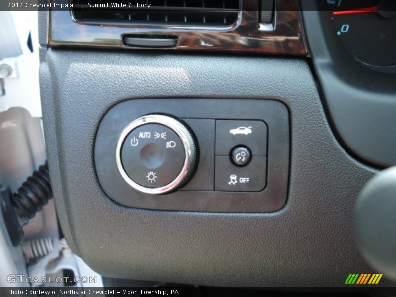 Summit White / Ebony 2012 Chevrolet Impala LT