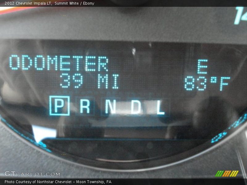 Summit White / Ebony 2012 Chevrolet Impala LT