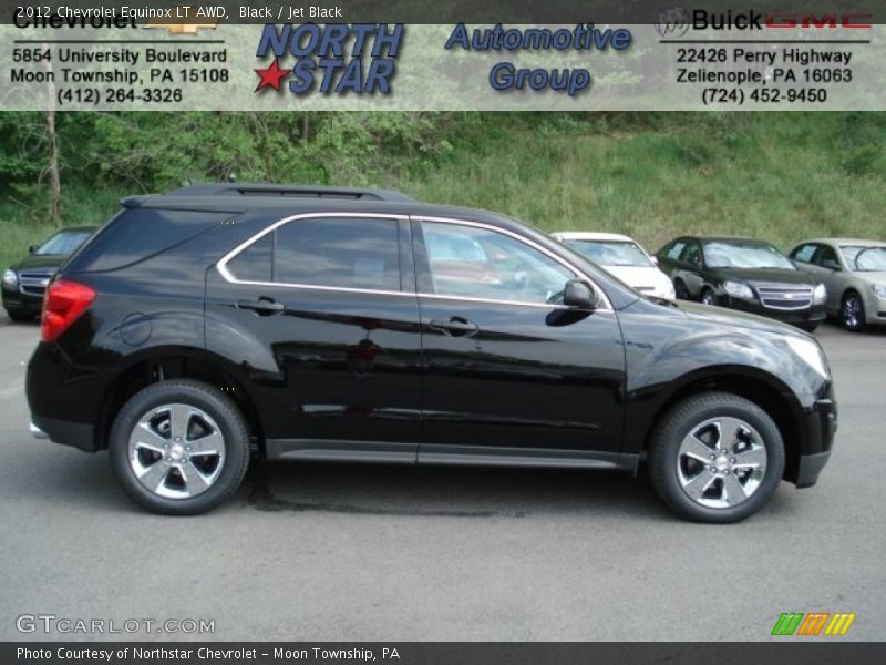 Black / Jet Black 2012 Chevrolet Equinox LT AWD