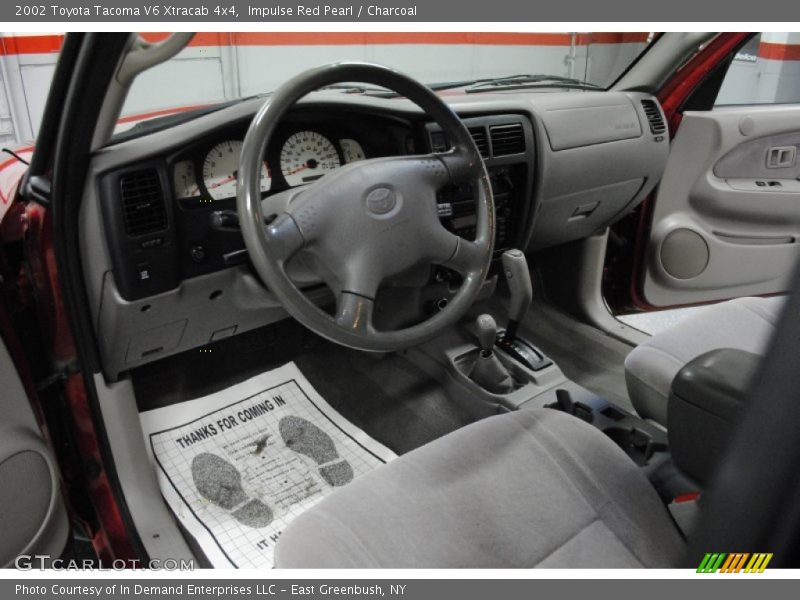 Impulse Red Pearl / Charcoal 2002 Toyota Tacoma V6 Xtracab 4x4