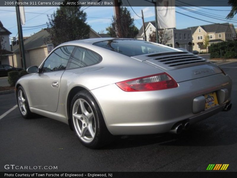 Arctic Silver Metallic / Black 2006 Porsche 911 Carrera Coupe