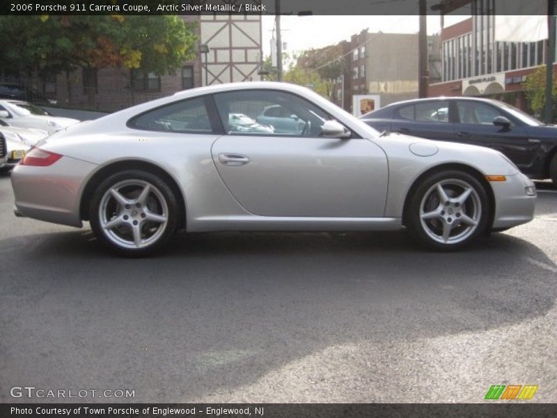 Arctic Silver Metallic / Black 2006 Porsche 911 Carrera Coupe