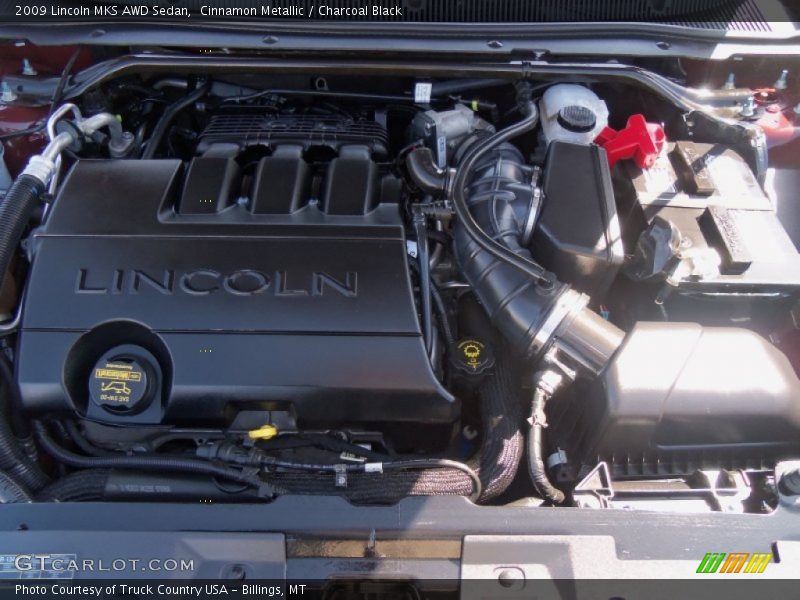 Cinnamon Metallic / Charcoal Black 2009 Lincoln MKS AWD Sedan