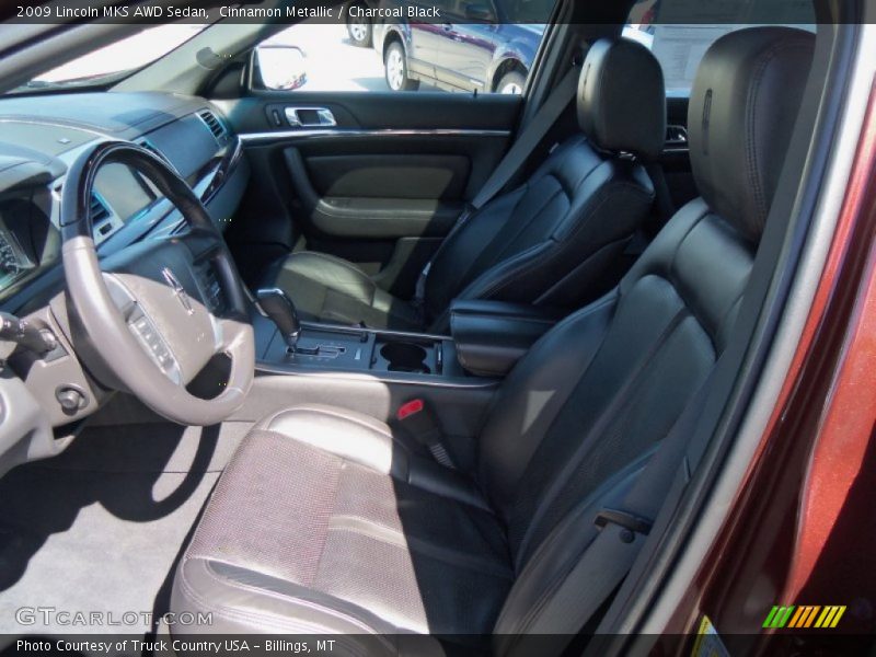 Cinnamon Metallic / Charcoal Black 2009 Lincoln MKS AWD Sedan