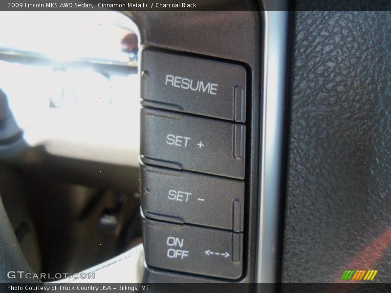 Cinnamon Metallic / Charcoal Black 2009 Lincoln MKS AWD Sedan