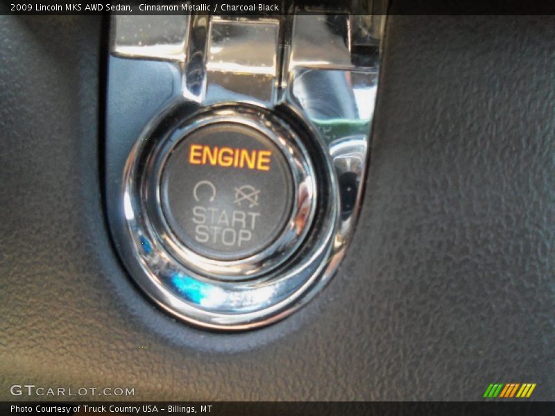 Cinnamon Metallic / Charcoal Black 2009 Lincoln MKS AWD Sedan