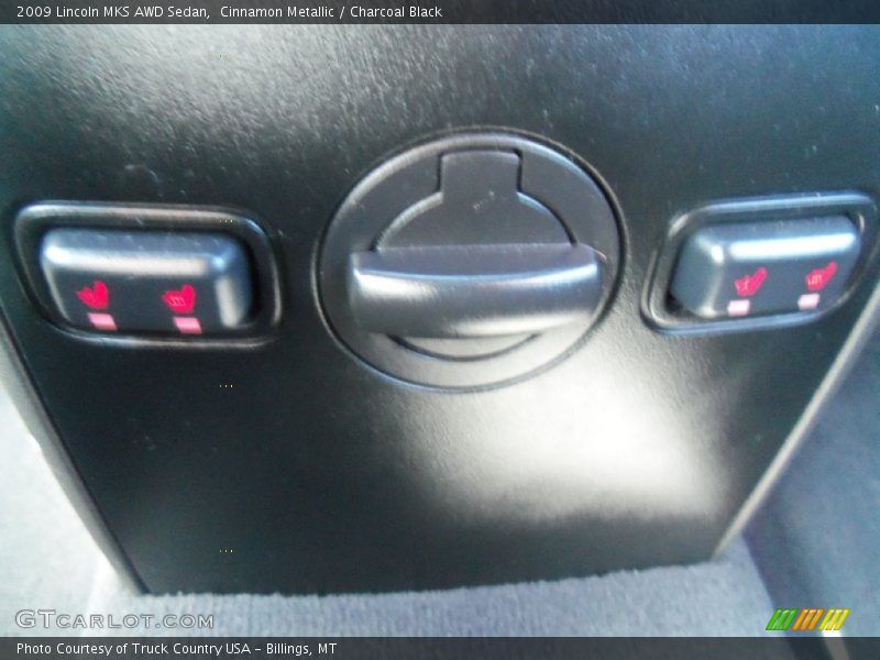 Cinnamon Metallic / Charcoal Black 2009 Lincoln MKS AWD Sedan