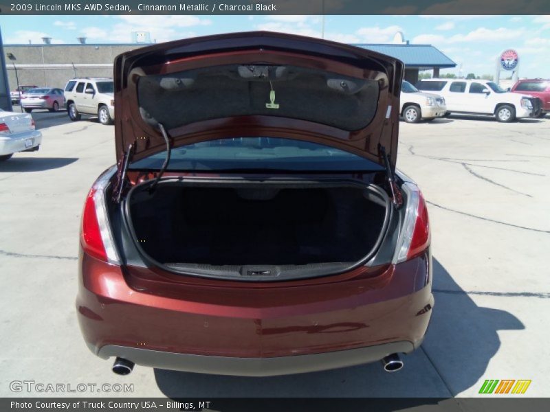 Cinnamon Metallic / Charcoal Black 2009 Lincoln MKS AWD Sedan