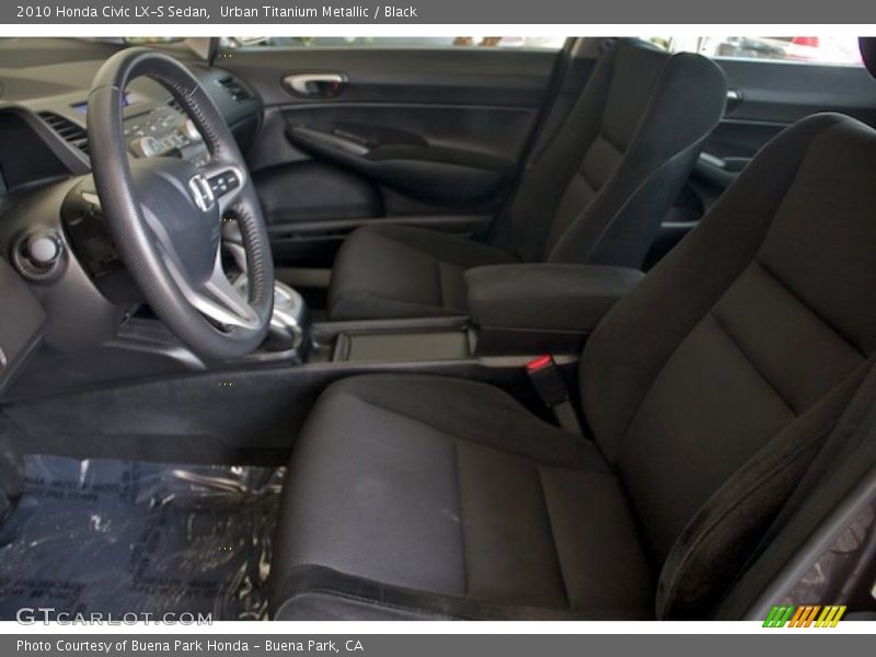 Urban Titanium Metallic / Black 2010 Honda Civic LX-S Sedan