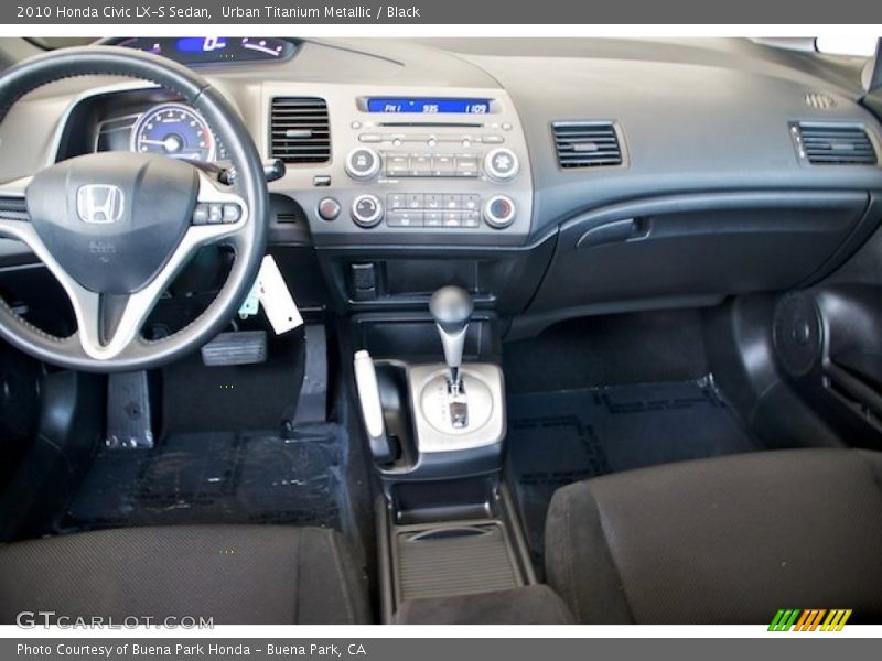 Urban Titanium Metallic / Black 2010 Honda Civic LX-S Sedan