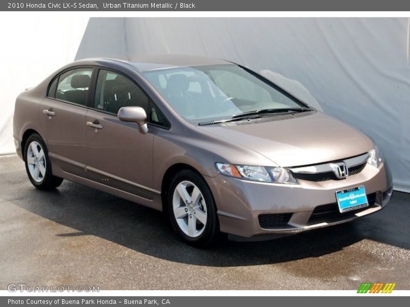 Urban Titanium Metallic / Black 2010 Honda Civic LX-S Sedan