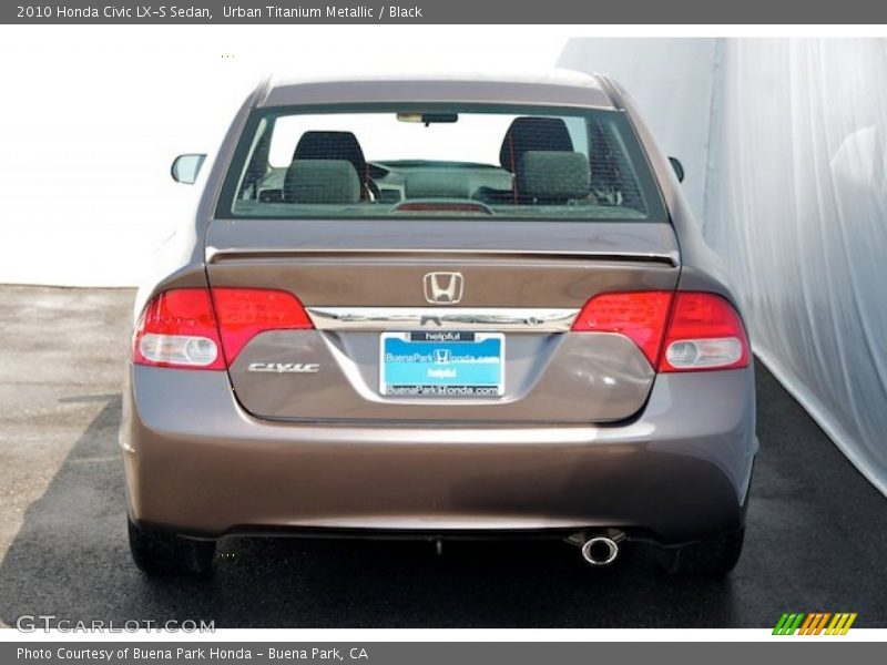 Urban Titanium Metallic / Black 2010 Honda Civic LX-S Sedan