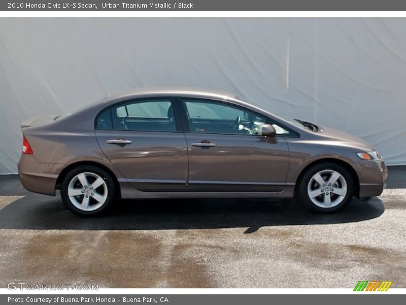 Urban Titanium Metallic / Black 2010 Honda Civic LX-S Sedan
