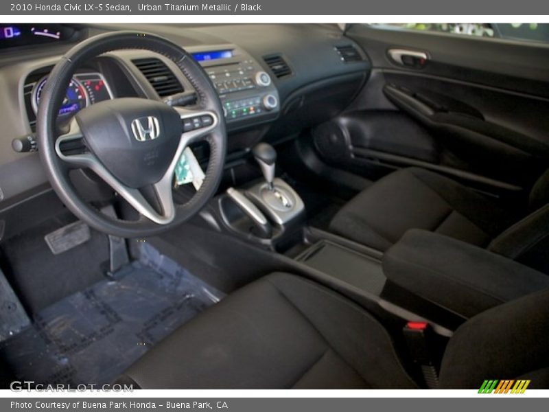 Urban Titanium Metallic / Black 2010 Honda Civic LX-S Sedan