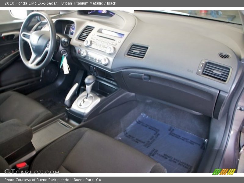 Urban Titanium Metallic / Black 2010 Honda Civic LX-S Sedan