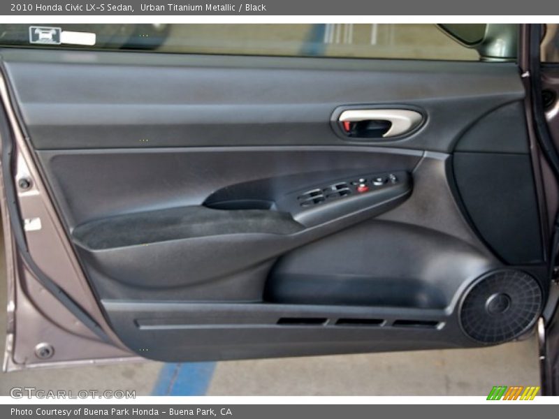 Urban Titanium Metallic / Black 2010 Honda Civic LX-S Sedan