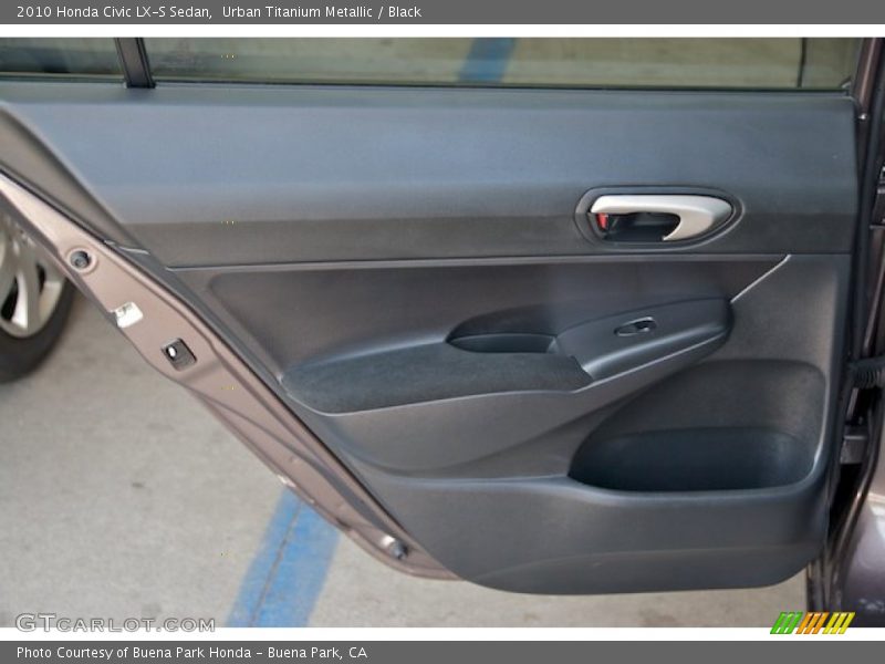 Urban Titanium Metallic / Black 2010 Honda Civic LX-S Sedan